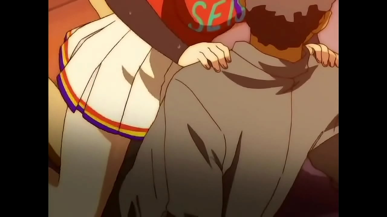 Sensei bangs his student on a rooftop (dub)