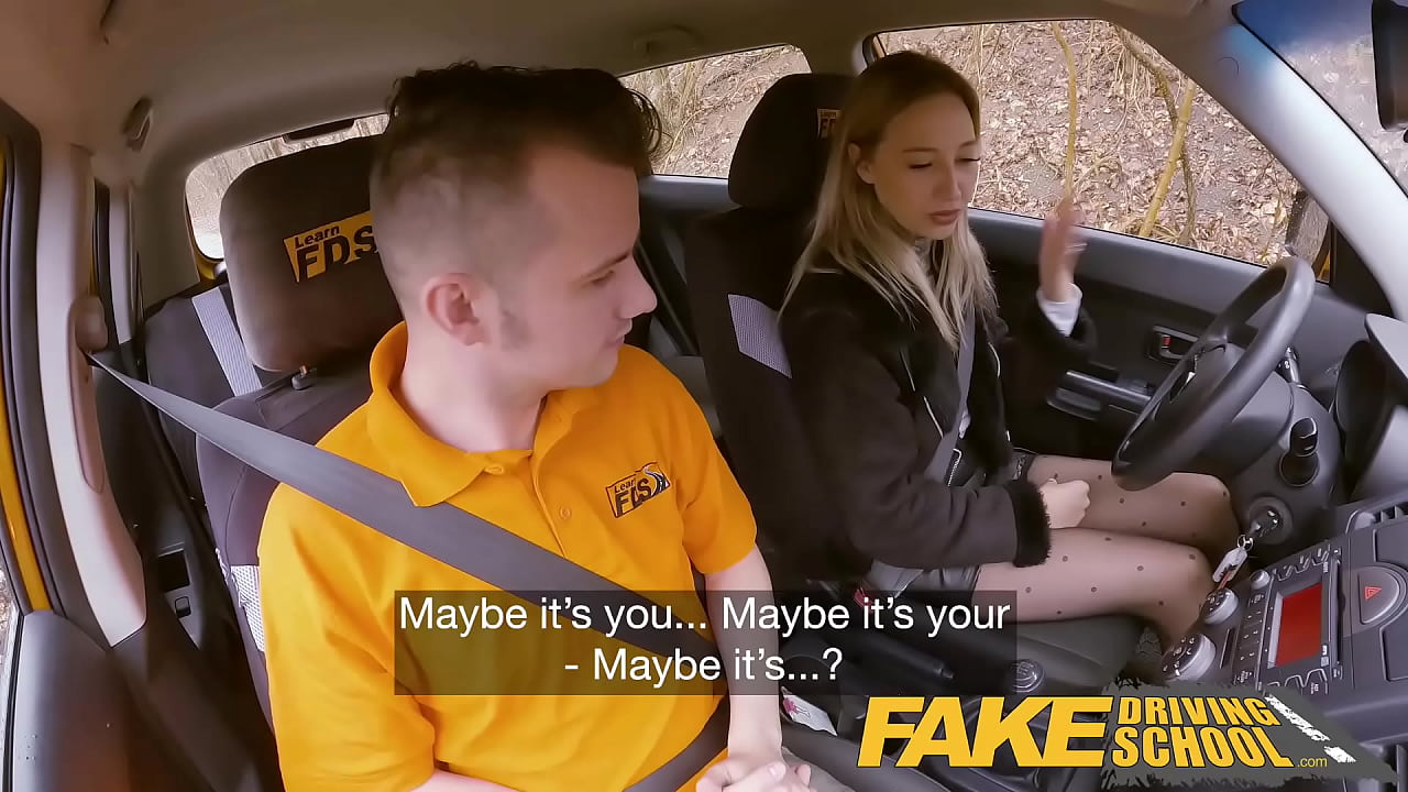 Fake Driving School French student seduces teacher