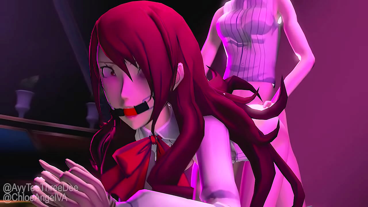 Persona gals get futa shadow cocks