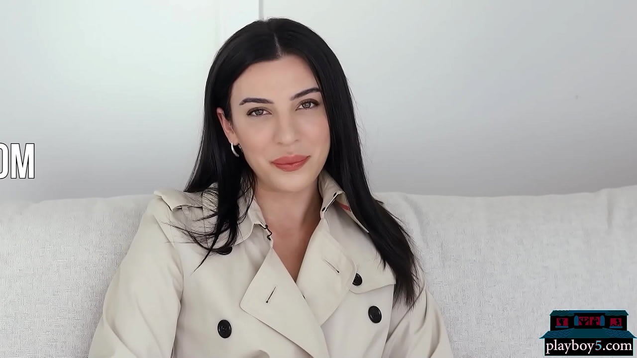 Gorgeous brunette from Greece shows off her amazing nude body for Playboy