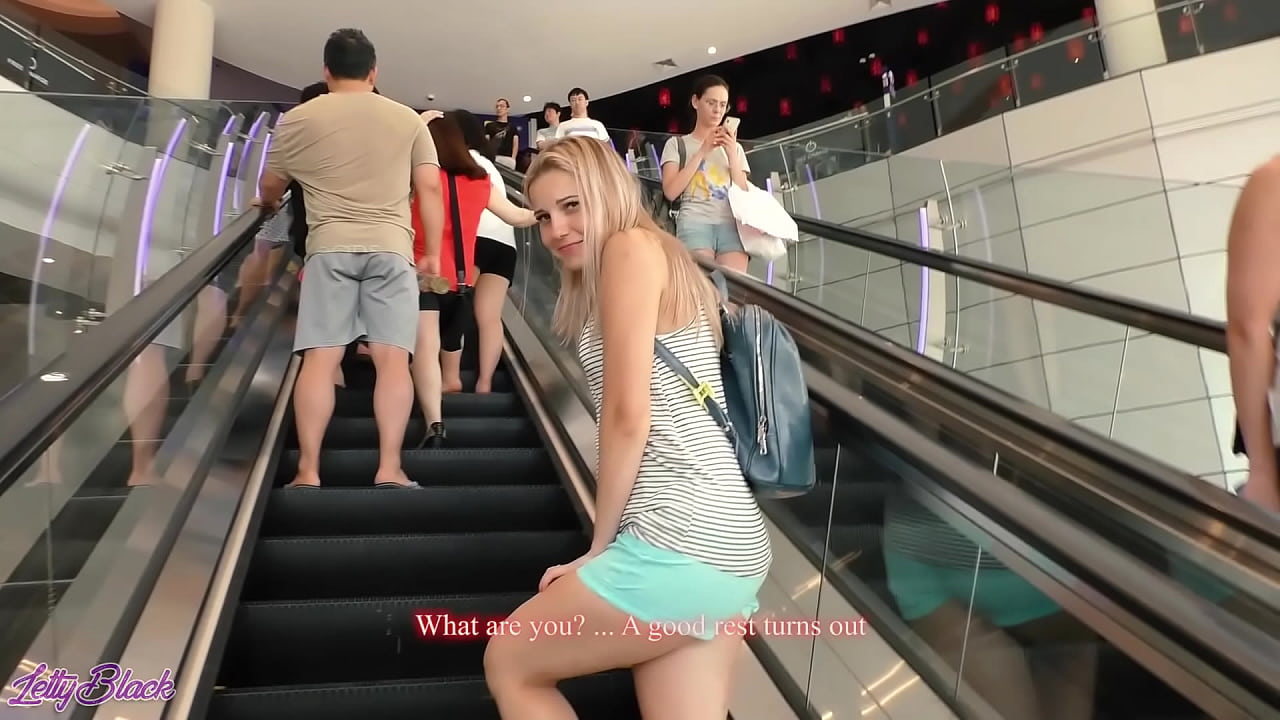 Remote Vibrator In a Public Place - Blowjob, Riding And Oral Creampie In a Hotel