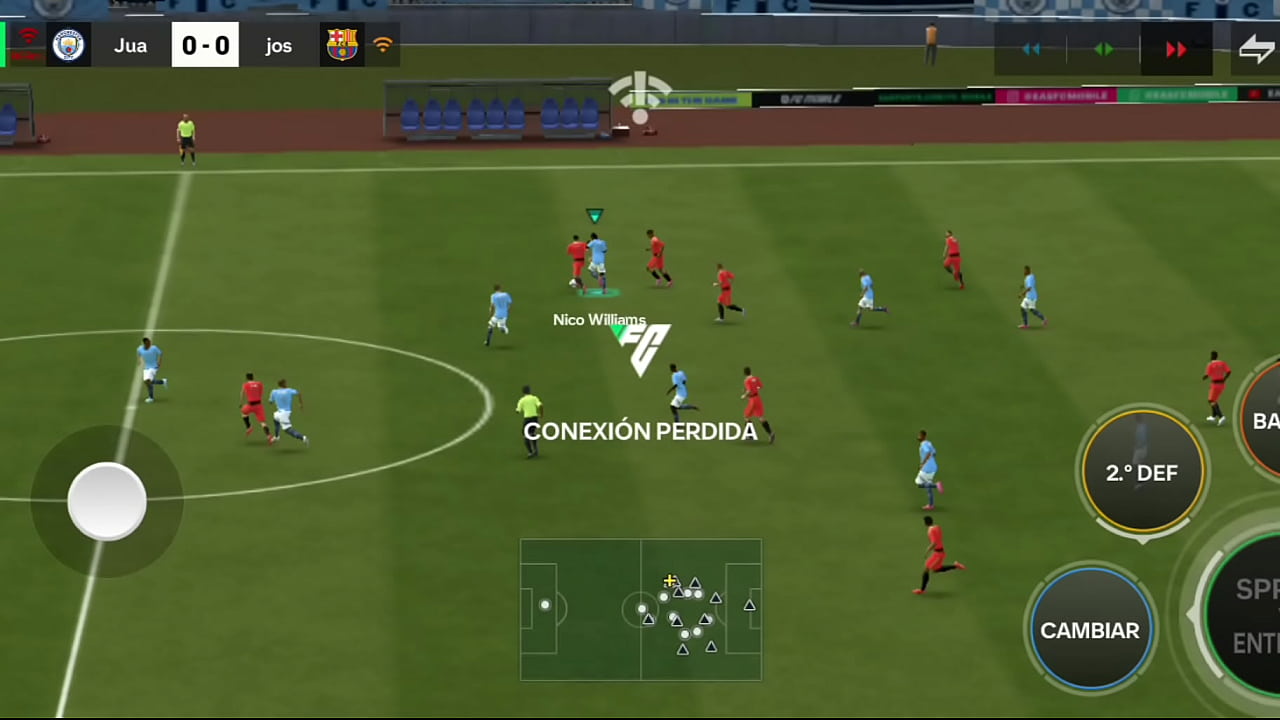 Me follan duro en un partido