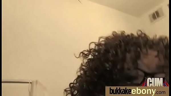 Hot ebony chick love gangbang interracial 24