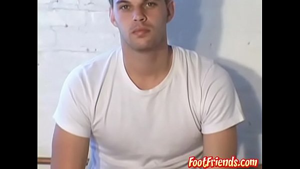 Blonde twink getting his soles tickled