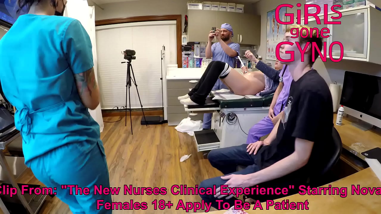 BTS - SFW Nova Maverick in The New Nurses Clinical Experience Movie,Chit Chatting and hanging out after filming the movie ,See Full Medfet Movie Exclusively On @GirlsGoneGyno   Many More Films!