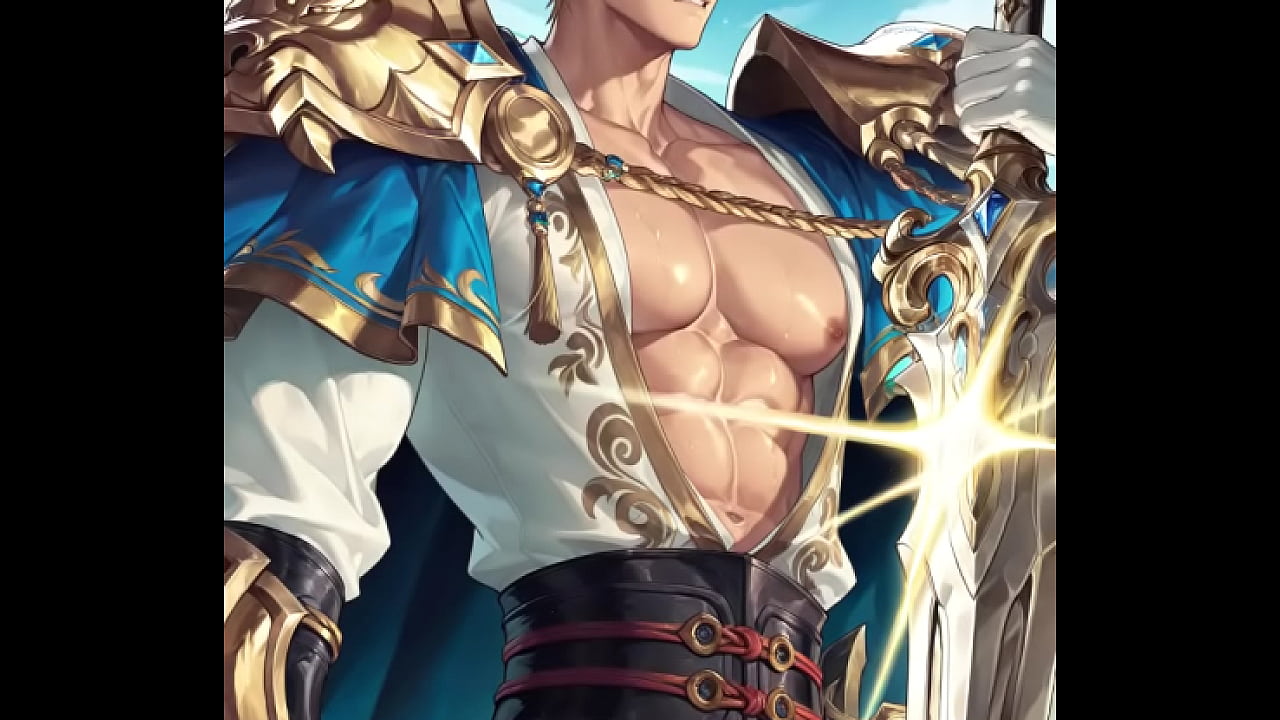 亚瑟-荣光之誓-王者荣耀-王者荣耀男英雄腹肌去衣图裸体-yase--big cock and cum- 自慰打飞机jerk off-anime-sex-solo-male-game-arena of valor-