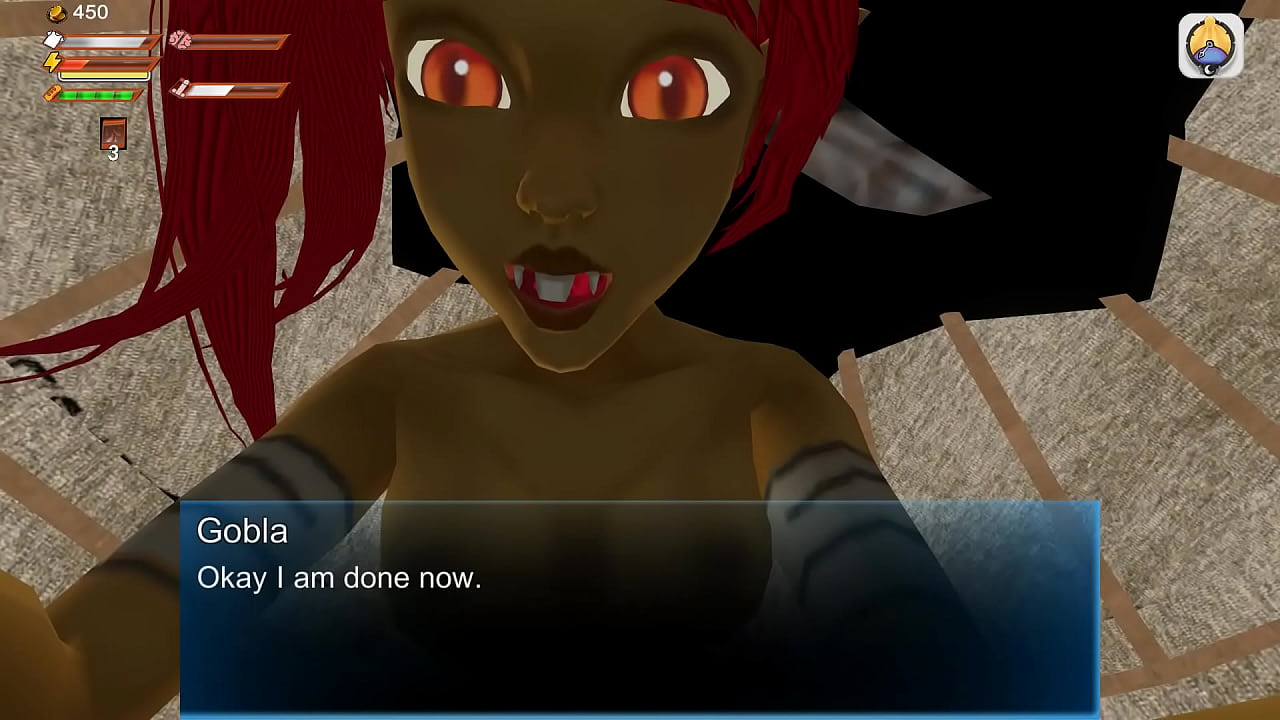 3D Game Femdom University Goblin porn
