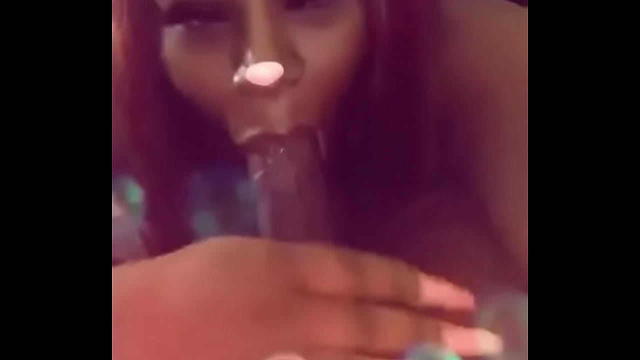 Sneaking in blow job