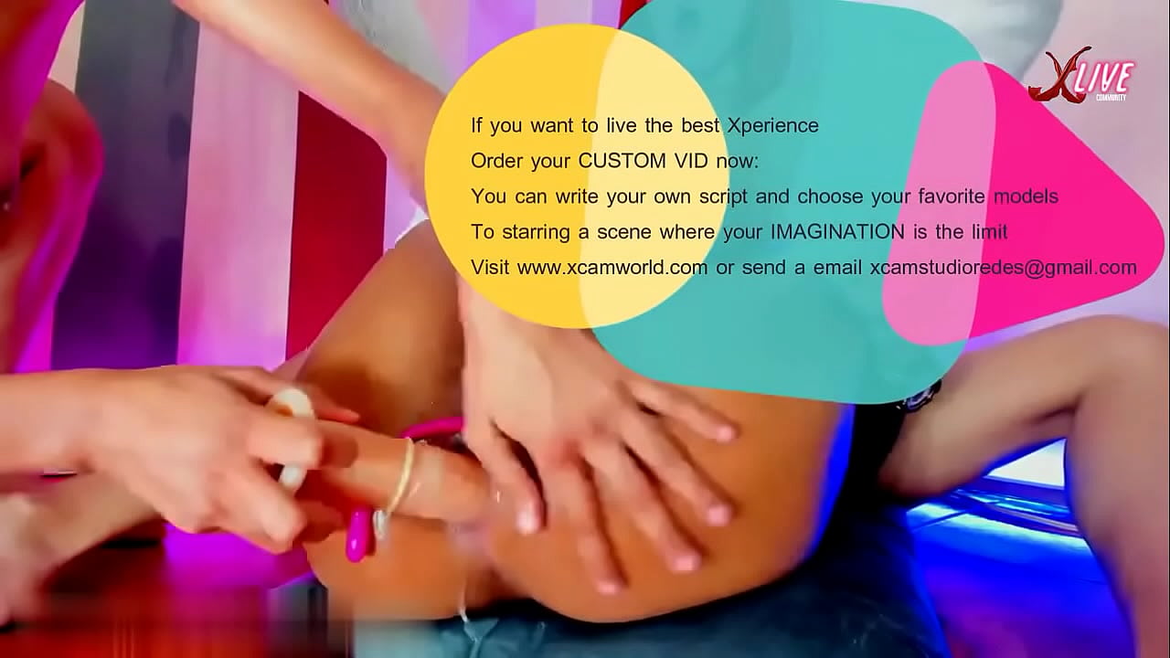 They expand their tight asses with thick and long dildo, when the toy comes out their hole are gaping