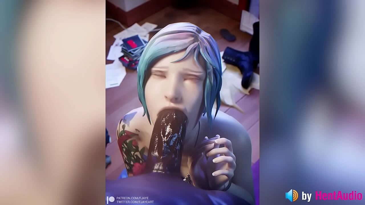 Chloe swallows BBC (ASMR) 3d animation