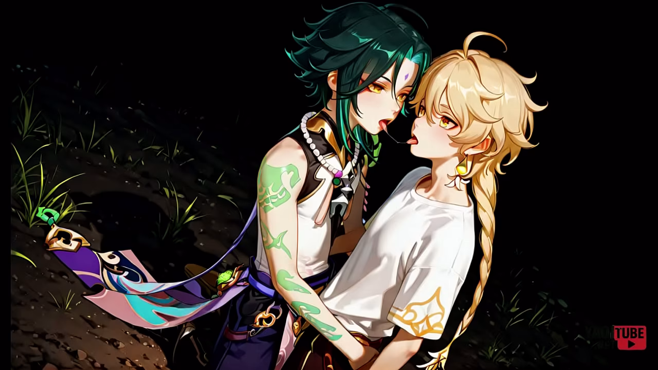 Genshin Impact Yaoi - Xiao x Traveller Photo compilation