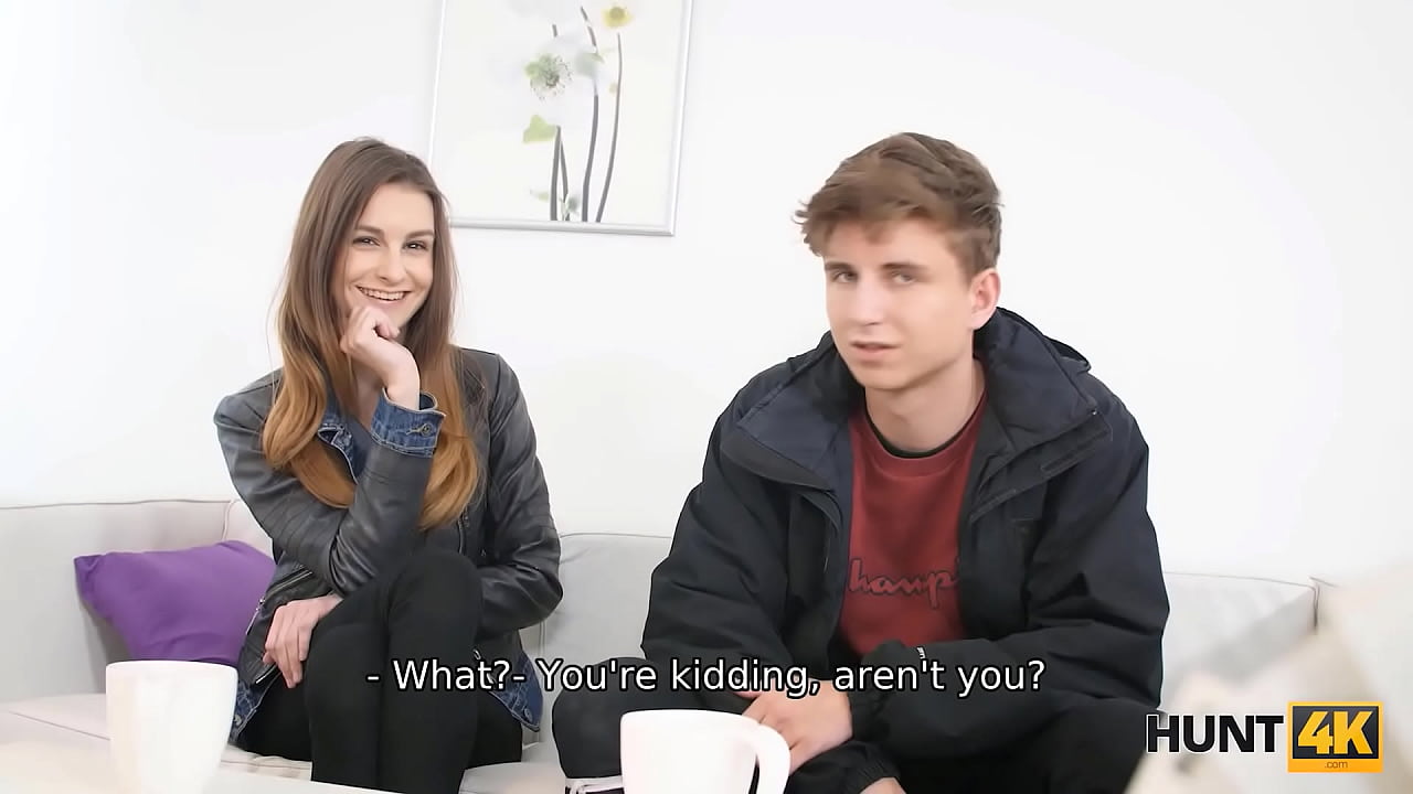 HUNT4K. Girl gets back at boyfriend who has no money so she makes it