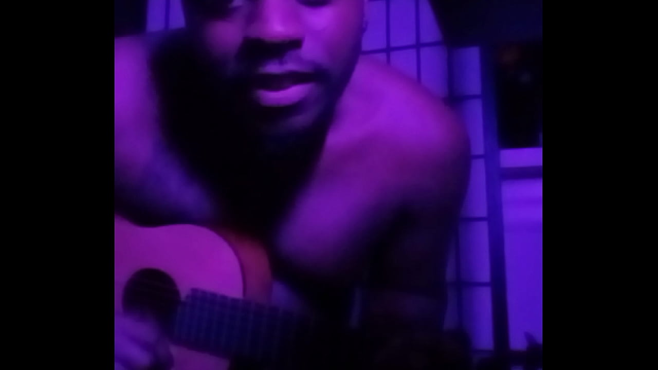 Purple lights while naked 3