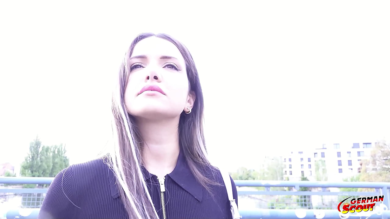 GERMAN SCOUT - First Anal Fuck at Pickup Casting for Big Butt Teen Crystal Richi