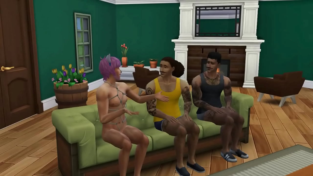 Toddy and Friend Louis Fuck Femboy Alex Sims 4