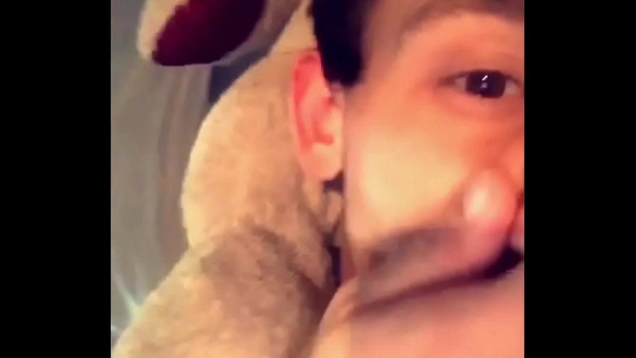 Caught young playing big dick horny boy