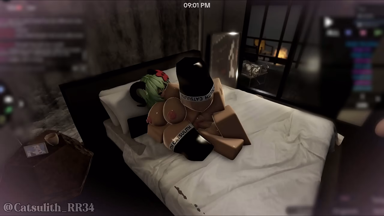 Fucking the green haired girl hard after she was on top~ | Pt.2