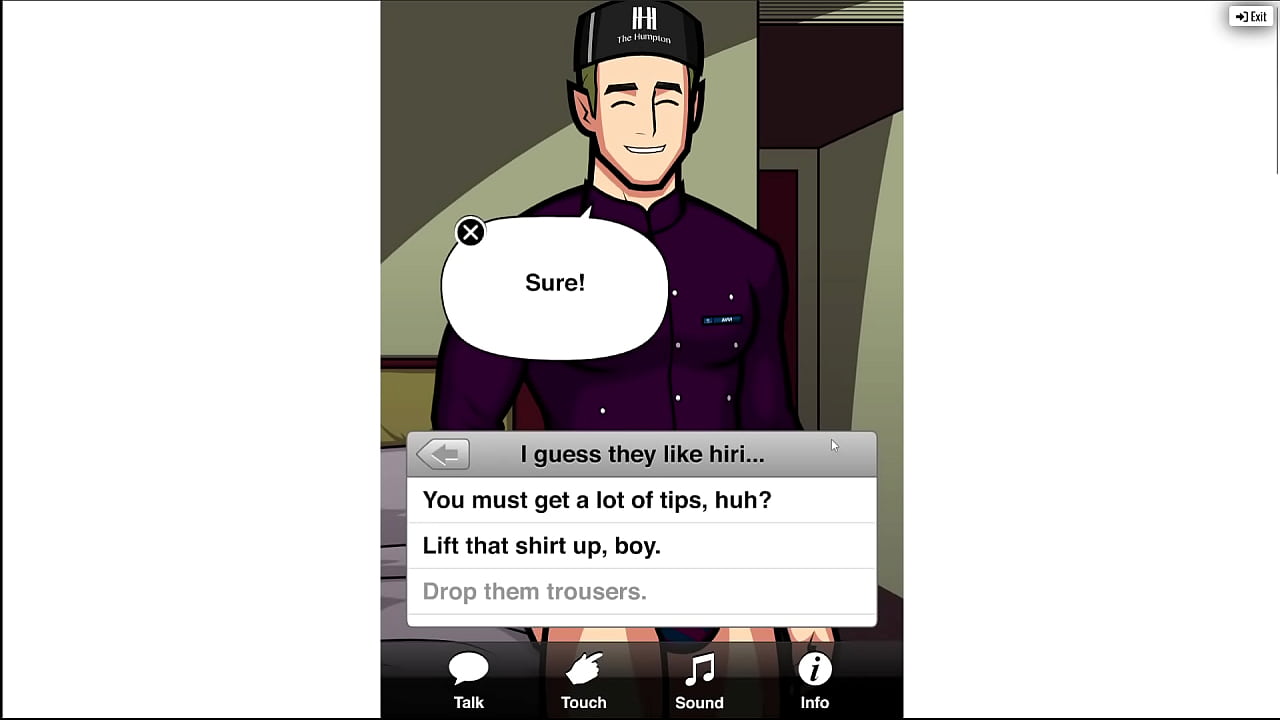 Gay Bellboy Sex Game