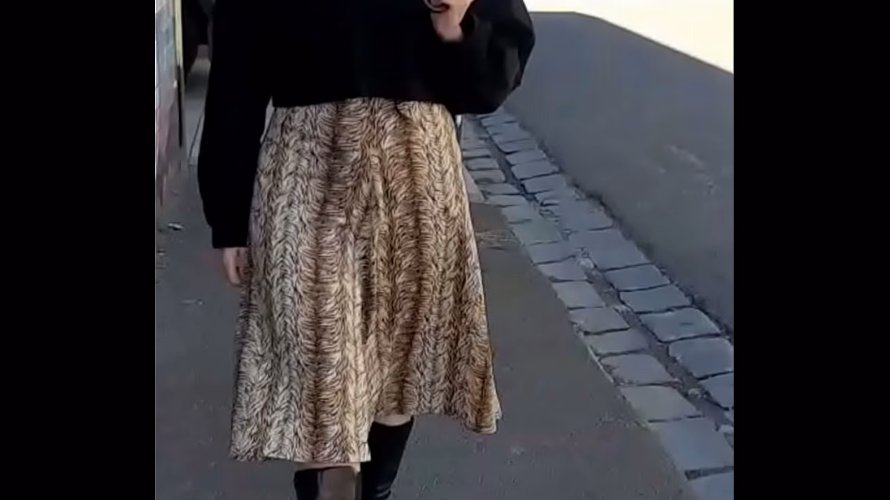 Respectable Milf GodivaTheLoveDoll enjoys the first warm weather of summer, strolling the neighbourhood in a summer dress and sexy lace crotchless panties.