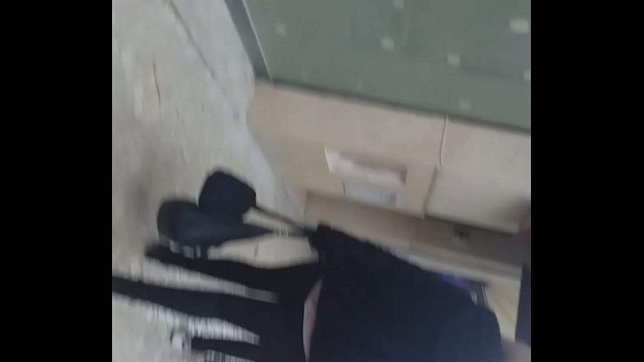 Big ass in black jeans video 1...really big ass  voyeur