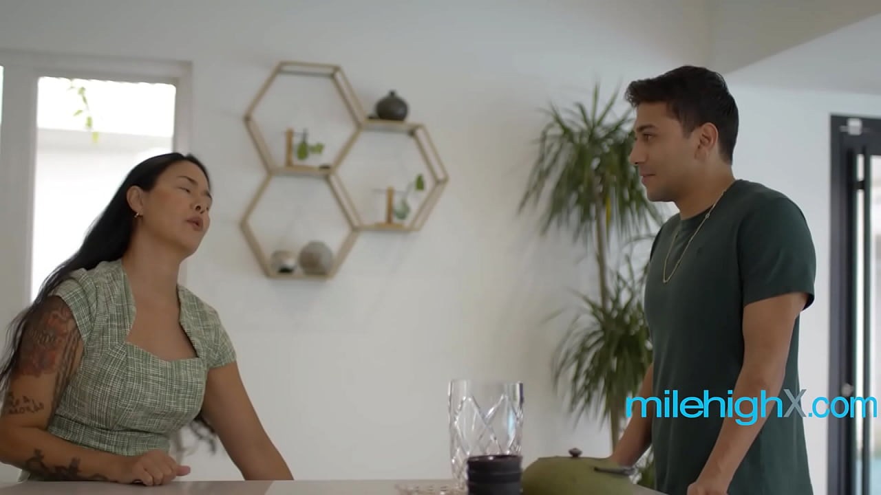 Mature Step Mom Corrects Step Son's Inappropriate Behaviour