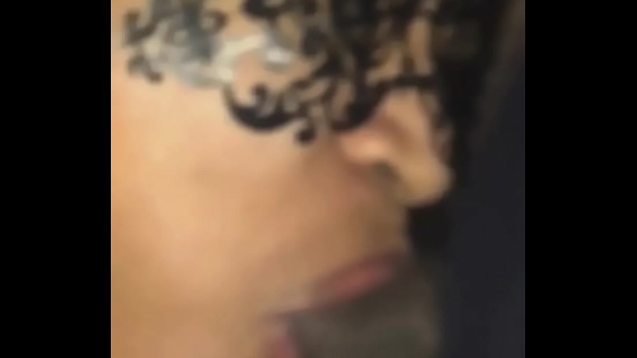 Orgasm while throated