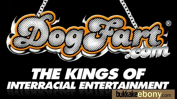 Gorgeous ebony lady sucks white dicks and gangbang fucking 10