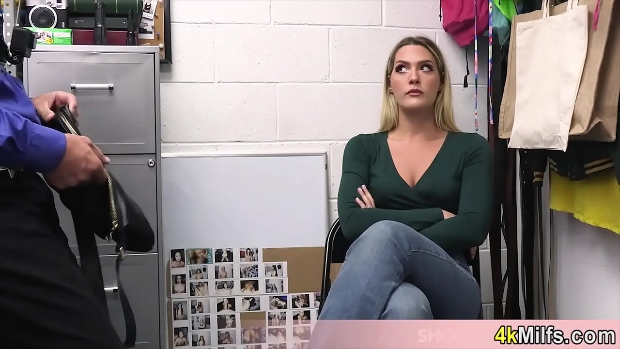 Shoplifter MILF rough fucked on CCTV