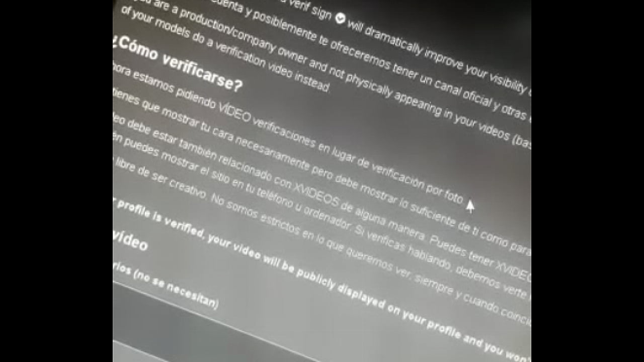V&iacute;deo de verificaci&oacute;n