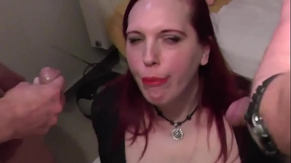 blowbang 10 cocks swallow sperm