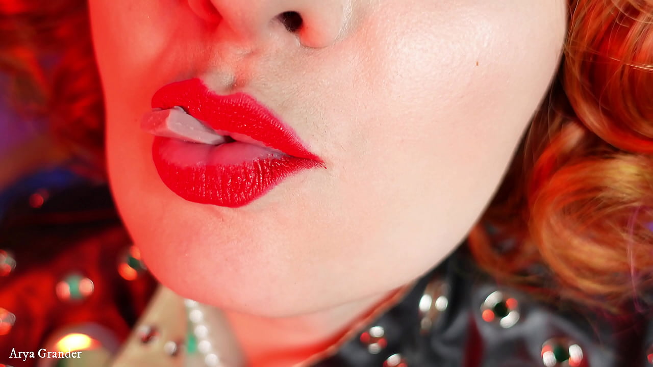 sexual fetish girl slowly close up eating choco tasty sweets