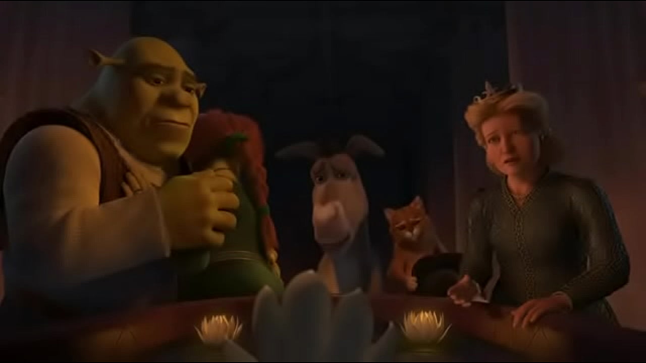 Shrek 3 con fiona y Burro canci&oacute;n