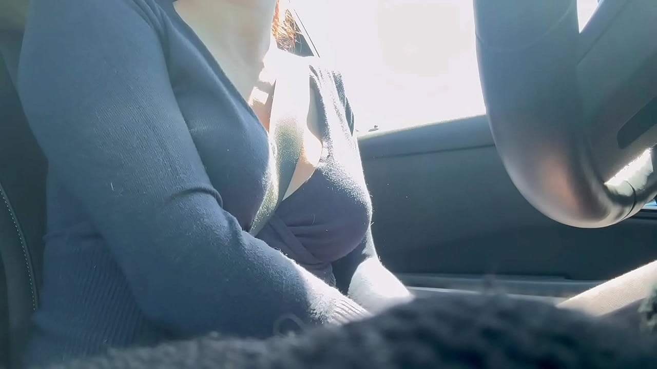 European Stepmom Artemisia Love Hot Solo Car ride big horny boobs