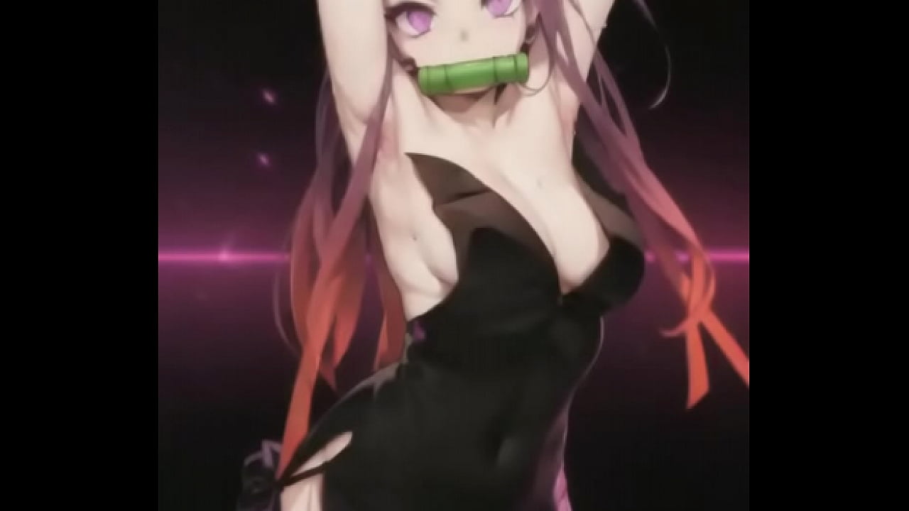 Nezuko Kamado hentai animation, REALISTIC AI  (kimetsu no yaiba)