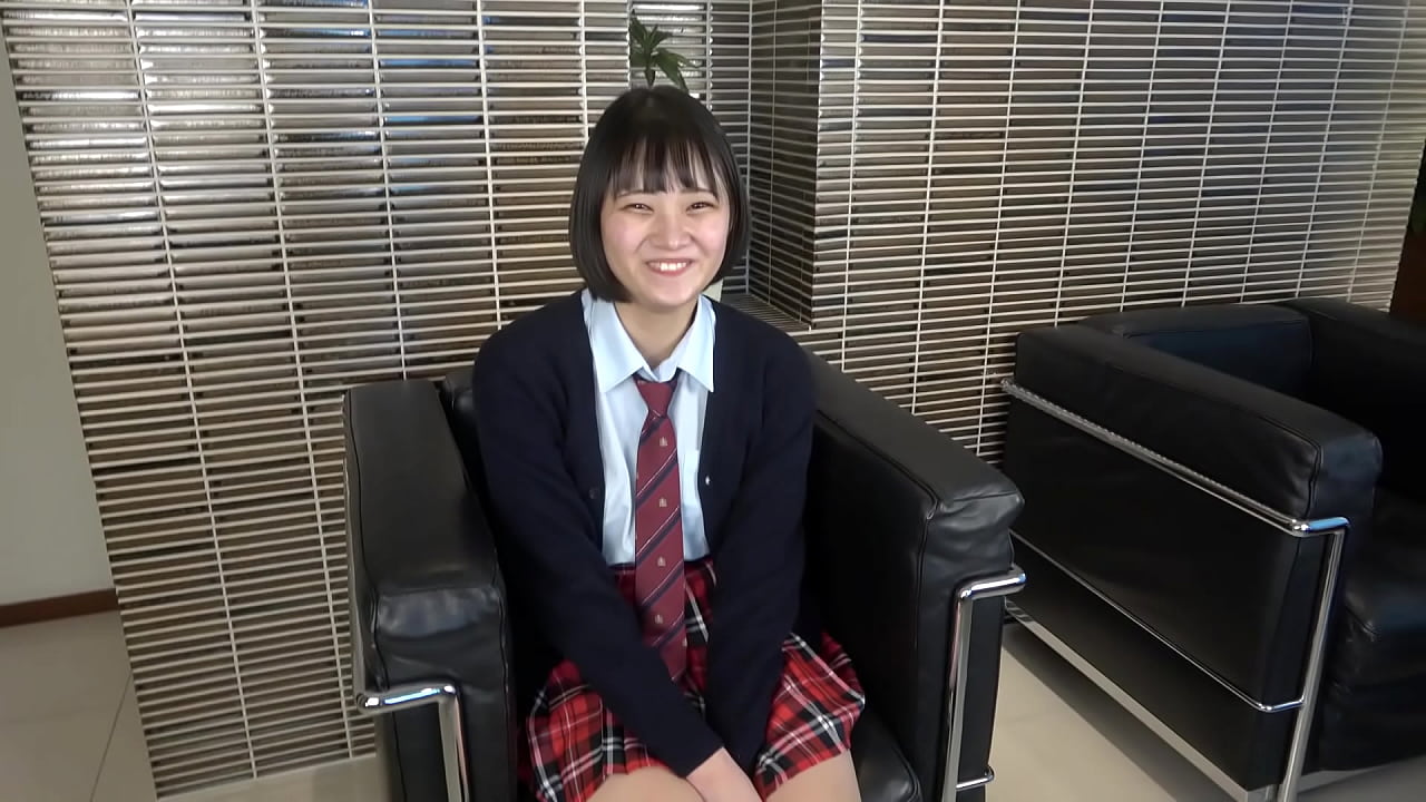 Japanese beauty. Black-haired, big-breasted Nonomiya-chan, strips and caresses before creampie sex in uniform cosplay. Uncensored. Shaved.