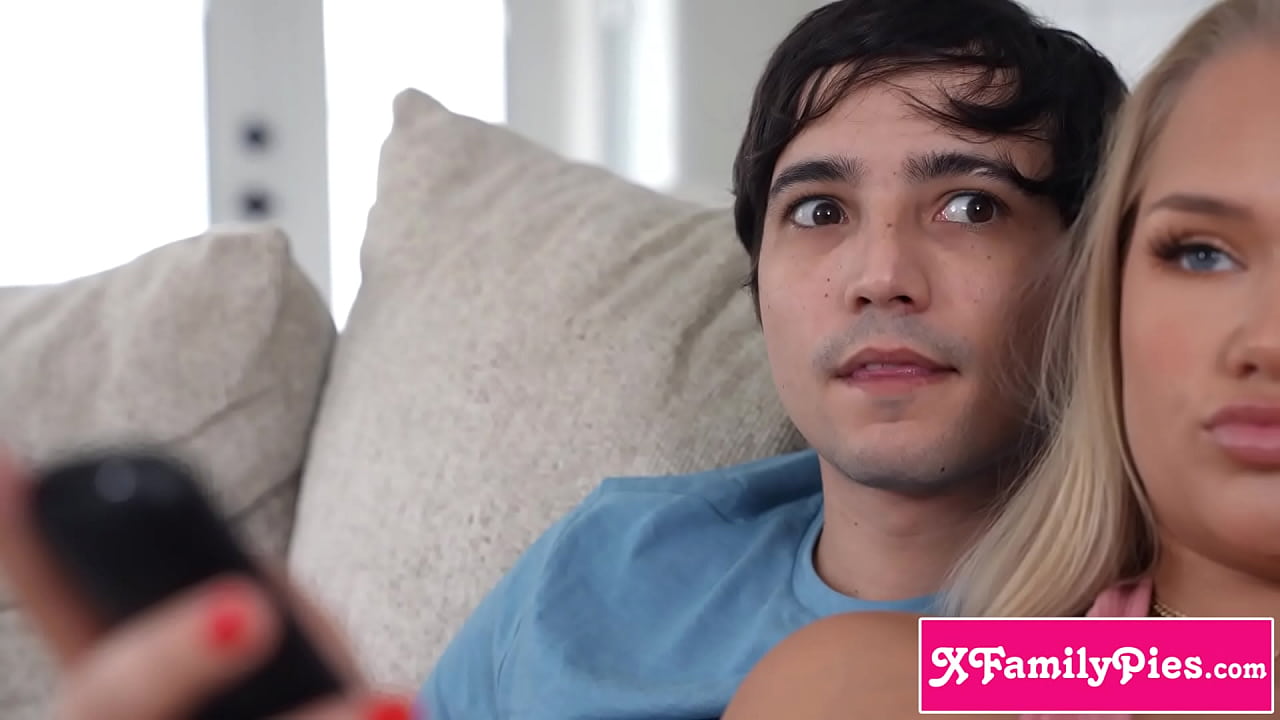 Blonde step sisters share it all and that also meant her lucky boyfriend