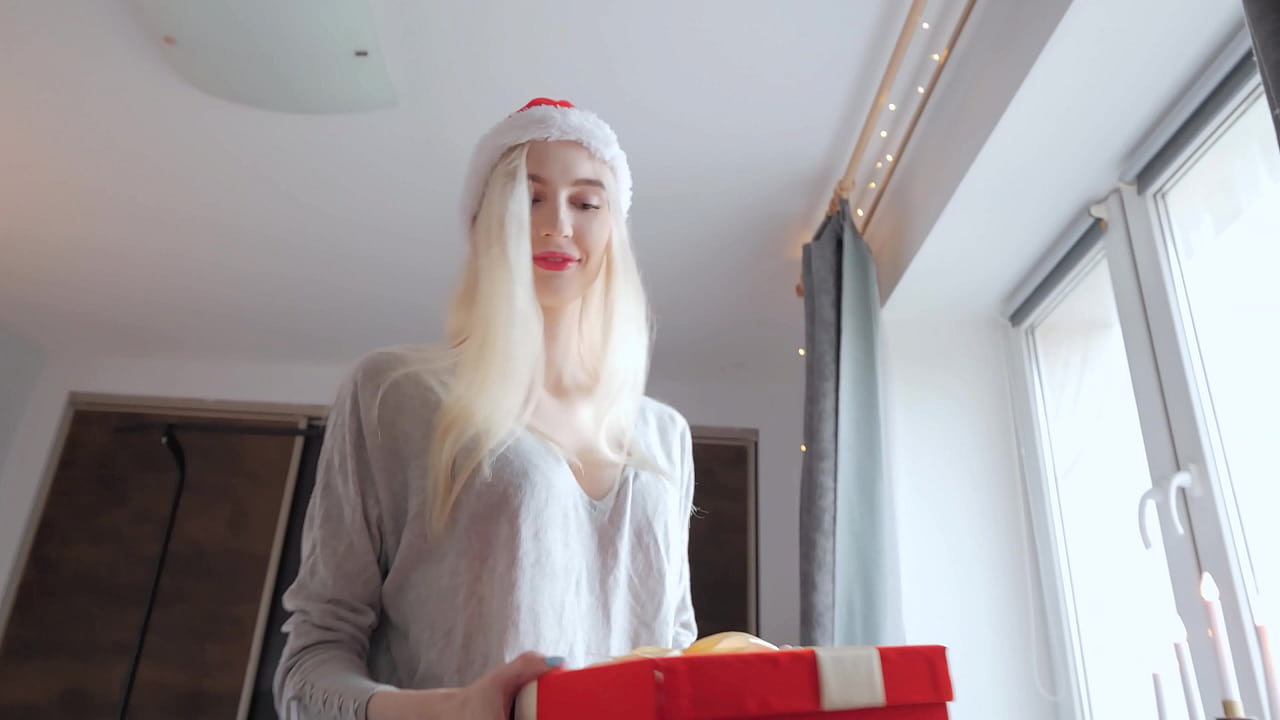 Cute Girl Makes a Great Gift on Christmas!