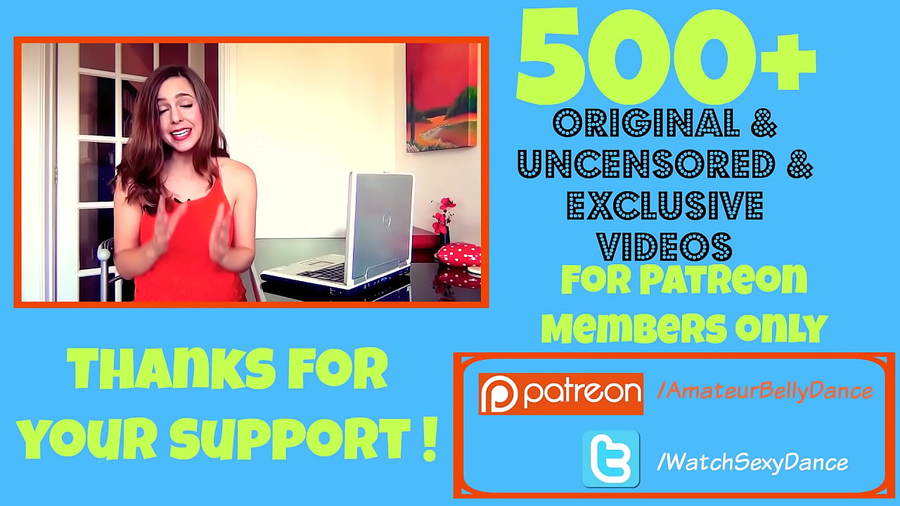 Golden Hair Babe Chair Dance Tease