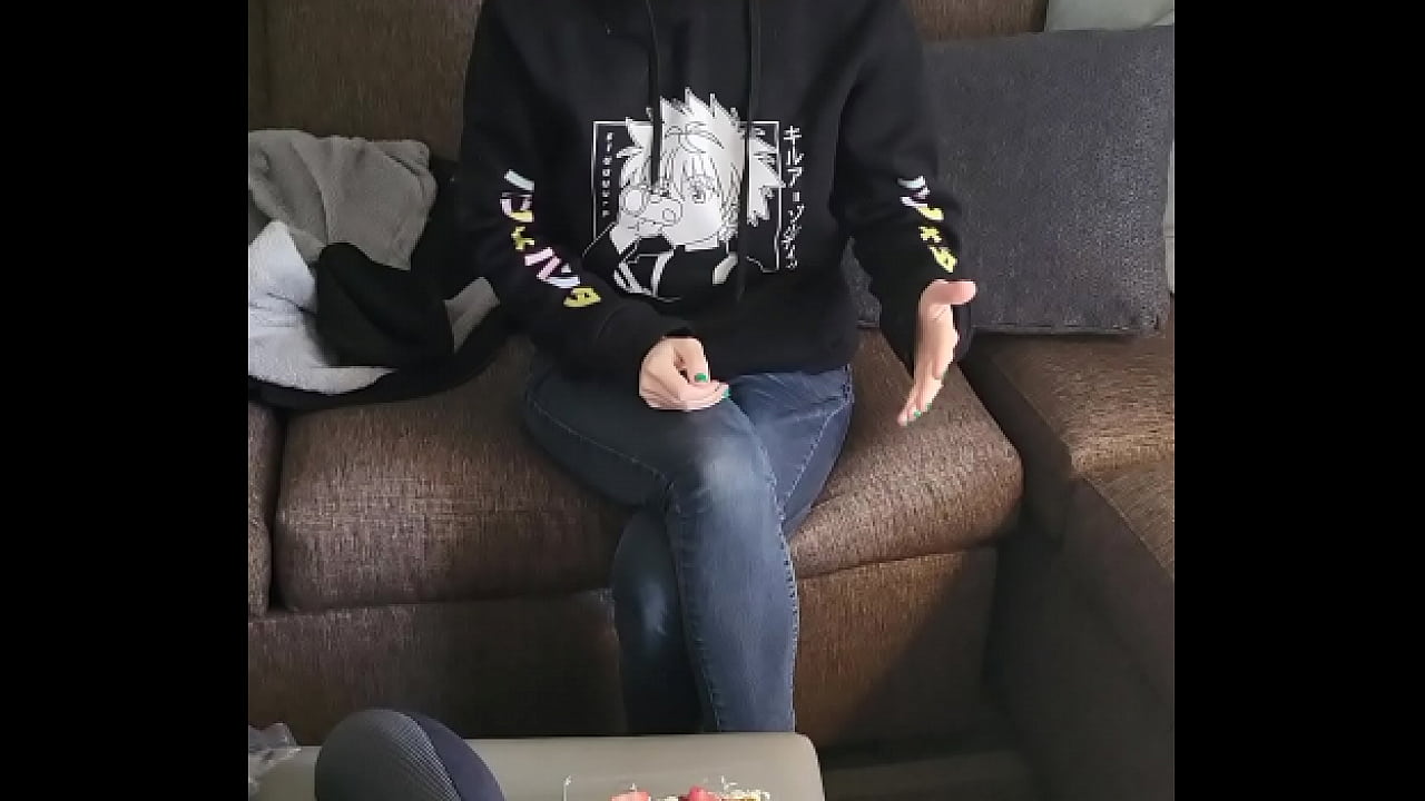 Sexy latina redhead eats some cake