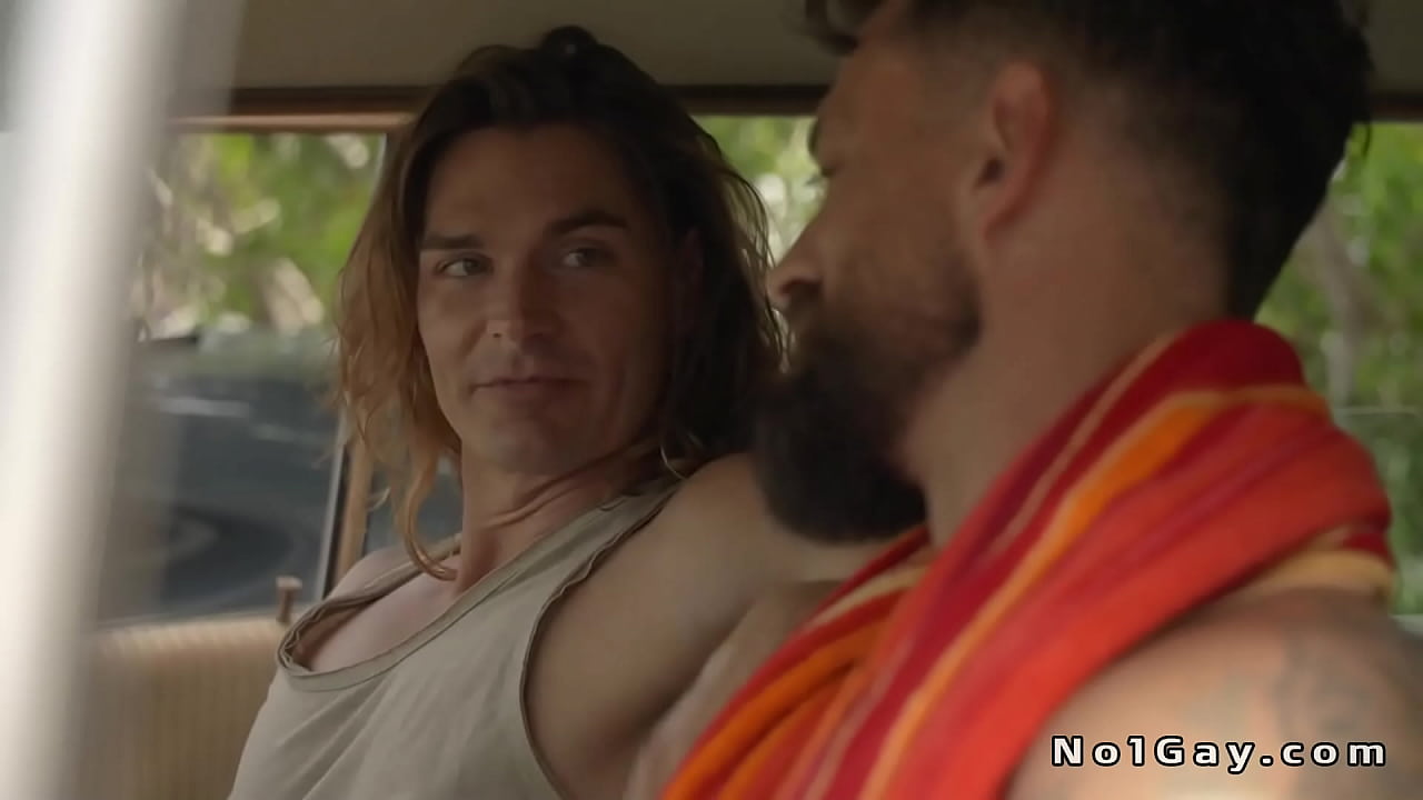 Falcon Surf Shop owner Alpha Wolfe met his old friend Ashley Stones after al ong time then  drove back him home where anal fucked and sucked him