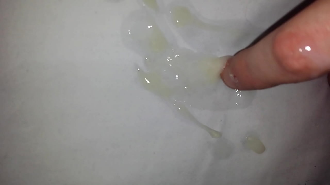 Cumming on my pillow - Homemade Amateur Cumshot