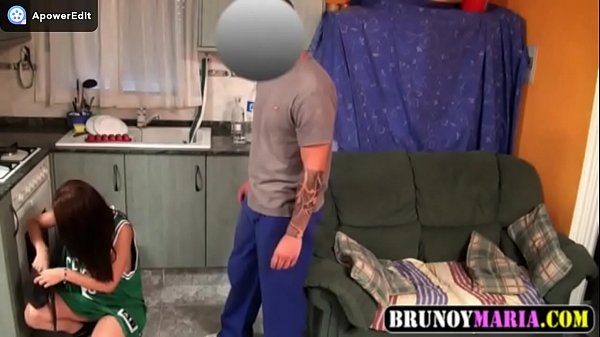 Horny customers seduces technician