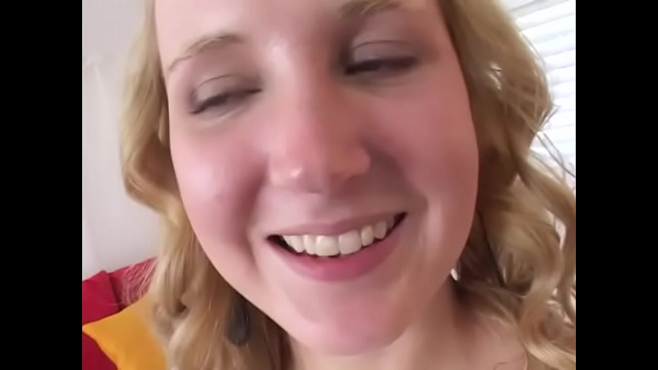 KIMBER CLARKSON Cute 19 YO Huge Cock POV Blowjob and Cum Facial - First Time on Camera!