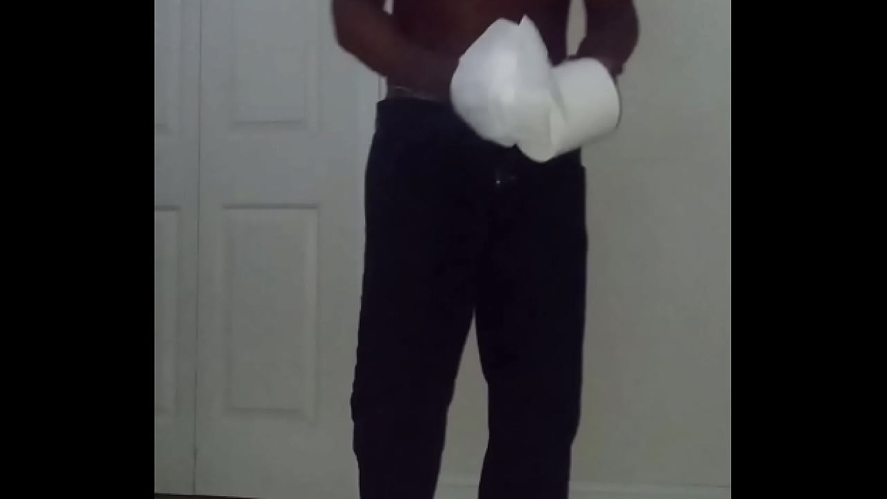 Restricted while cuming together and cleaning up after myself