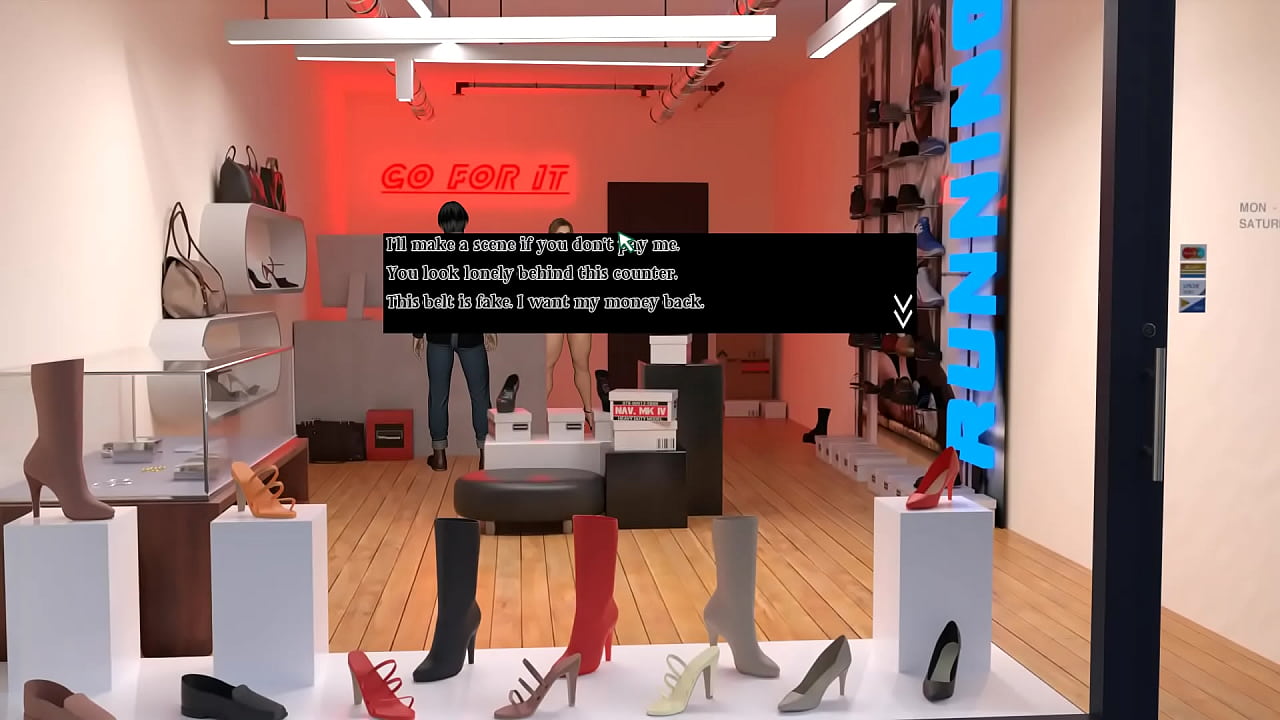 She let a customer fuck her and saved $500. Hentai Game: Kink Maker