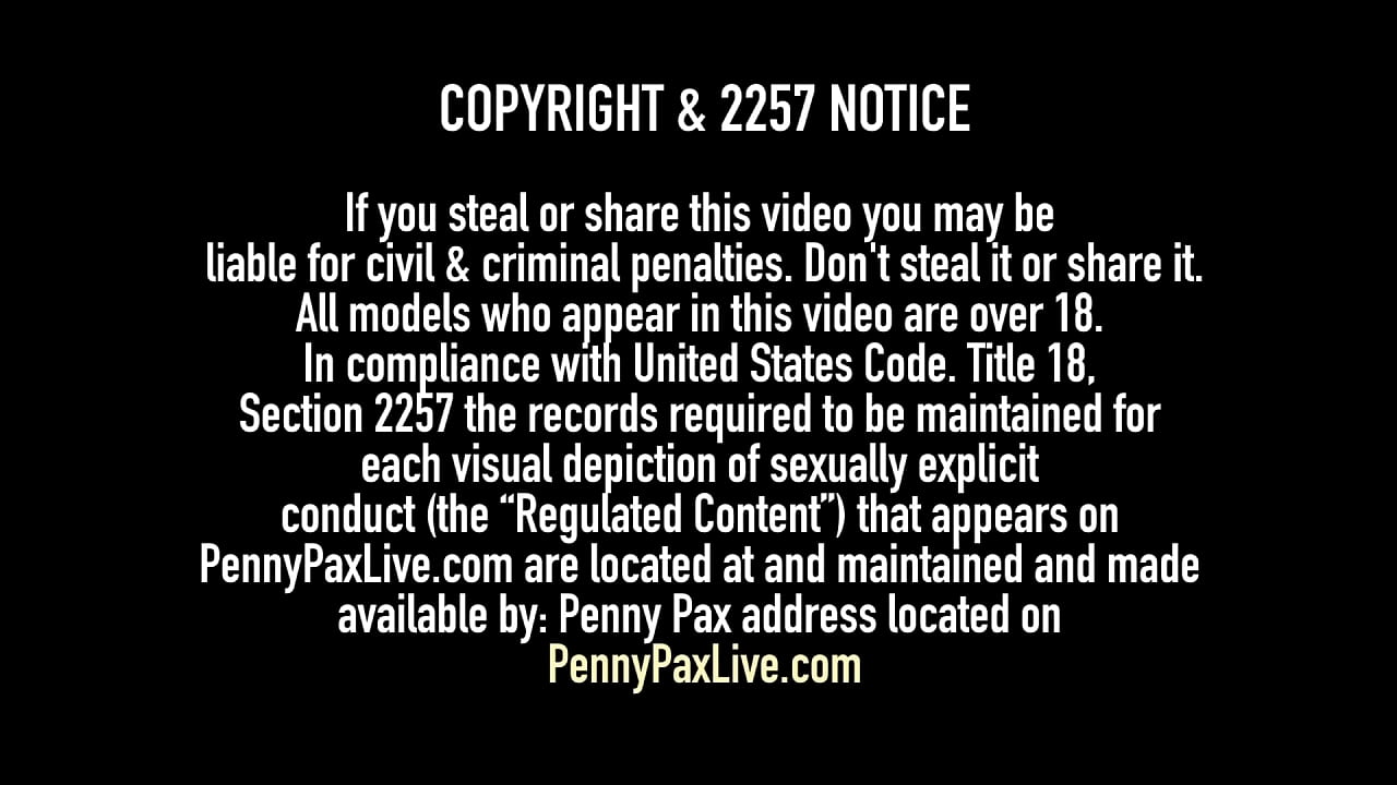 Penny Pax & Christie Stevens are ready to make you cum hard by shooting a hot and passionate kiss session... what a fantastic scene! Full Videos & More @PennyPaxLive.com