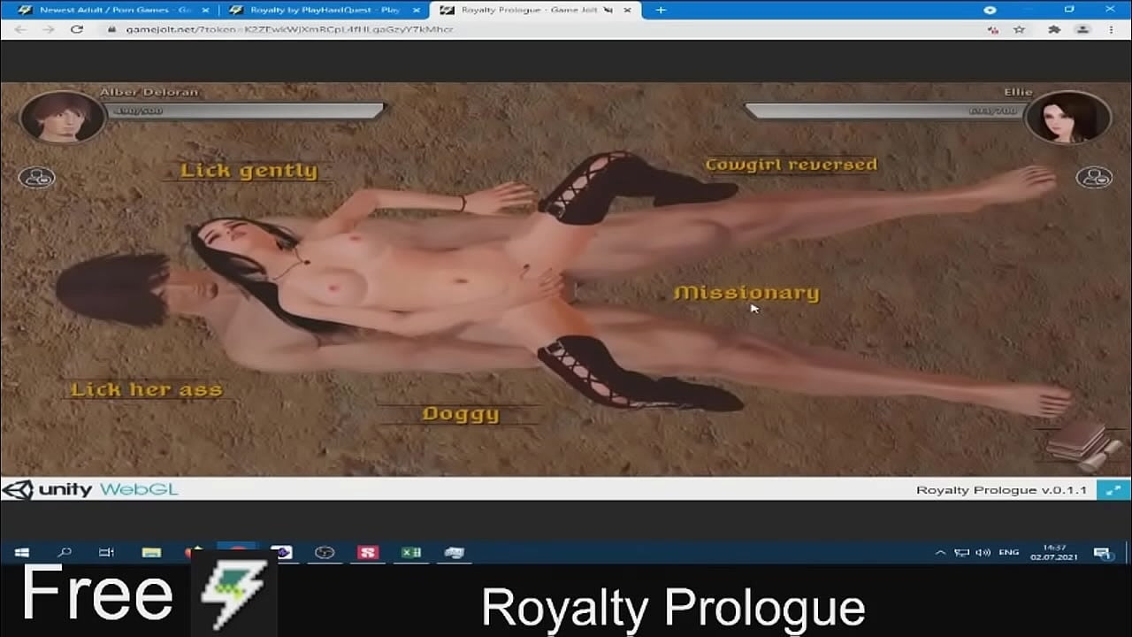 Royalty Prologue (gamejolt.com) Visual Novel