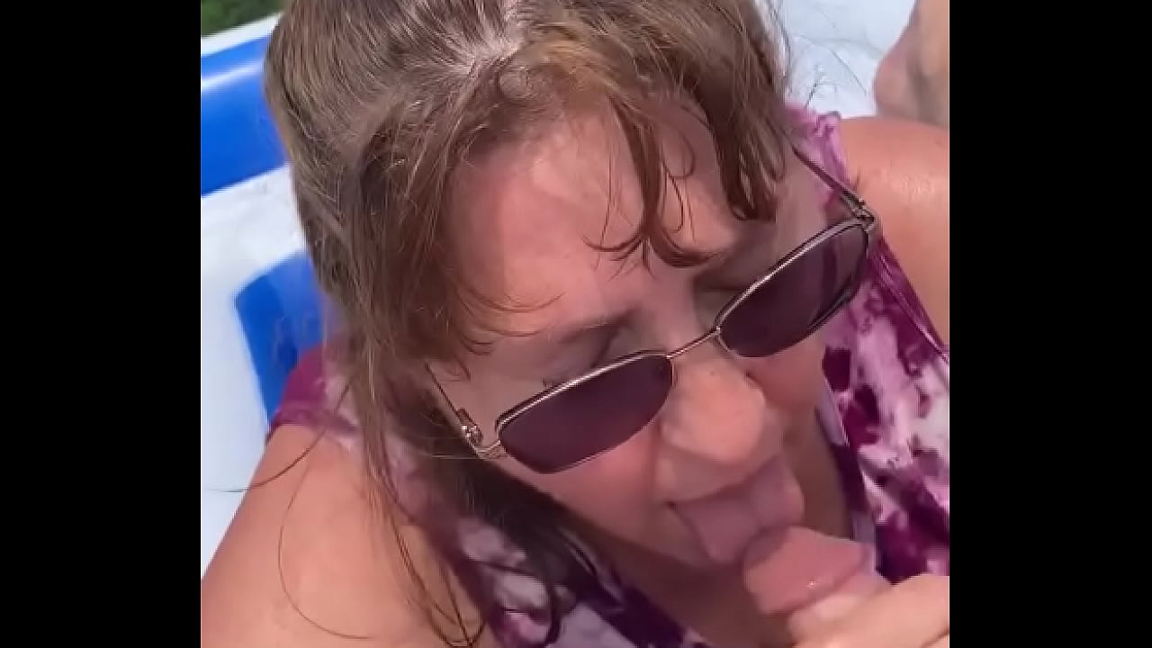 Big tit milf outdoors