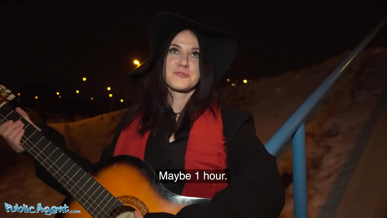 Public Agent Cute Busking Babe Screws Stranger for Cash