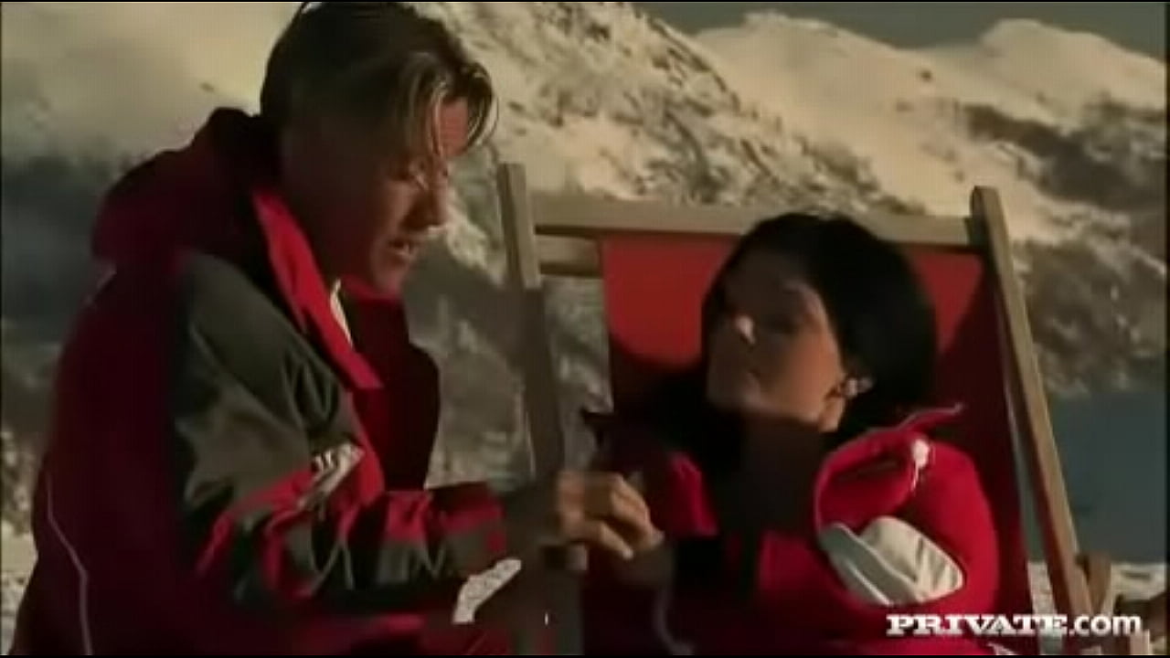 Roxy Has Make up Sex on Snowy Mountain with Man Who Gets a Blowjob